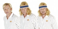 Boris Becker se transforme en Björn Borg, Paris, mai 2006