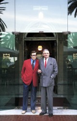 David Hockney et Yves Saint Laurent, Palerme 2004