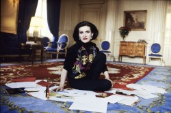 Paloma Picasso, Hôtel Crillon, Paris, 1986