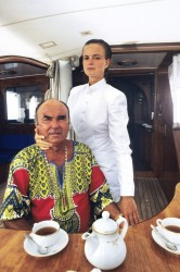 Gloria Von Thurn Und Taxis et Johannes, Bahamas 1987