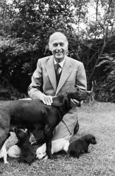 Valéry Giscard d'Estaing avec Jugurtha Rambouillet, 1er septembre 1978