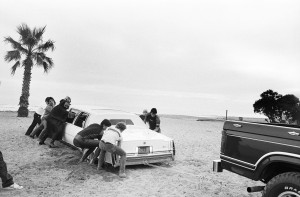 Voiture enlisée